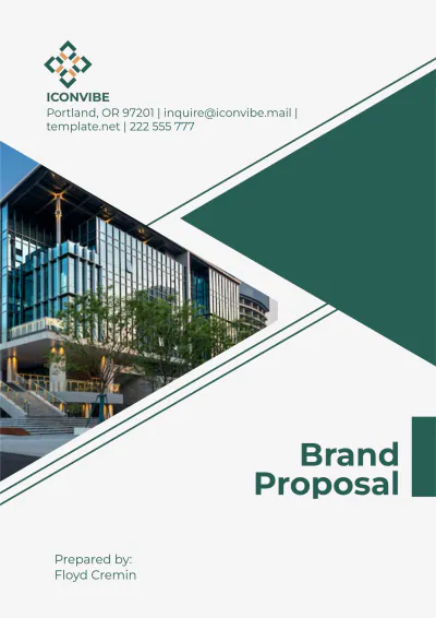 Free Brand Proposal Template to Edit Online