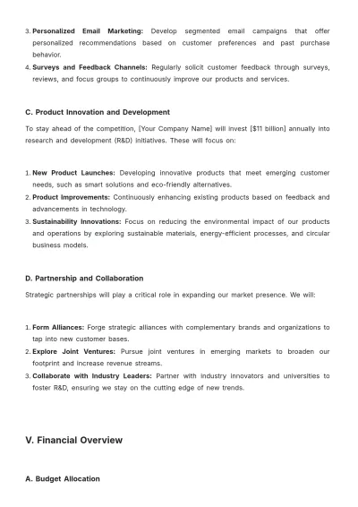 Free Brand Proposal Template to Edit Online