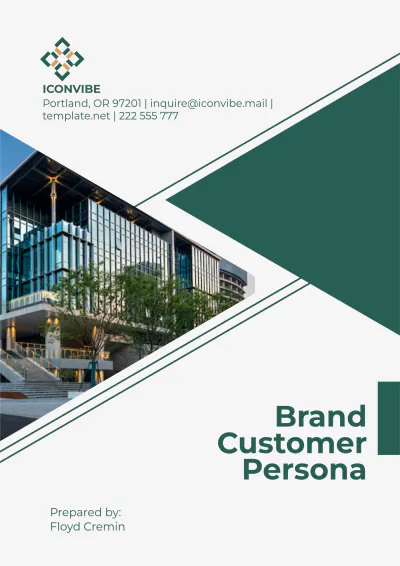 Free Brand Customer Persona Template to Edit Online