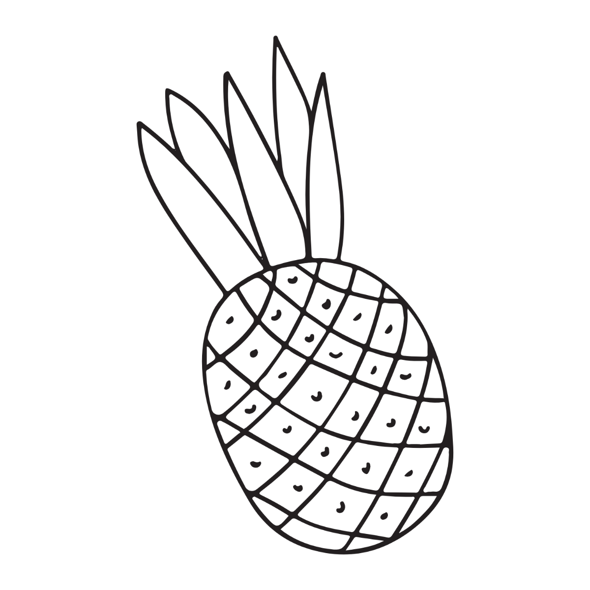 Free Simple Pineapple Clipart Template - Edit Online & Download