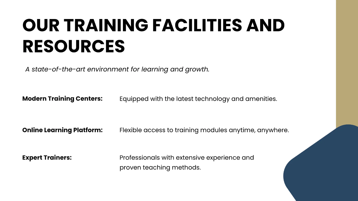 Free Corporate Training Presentation Template to Edit Online