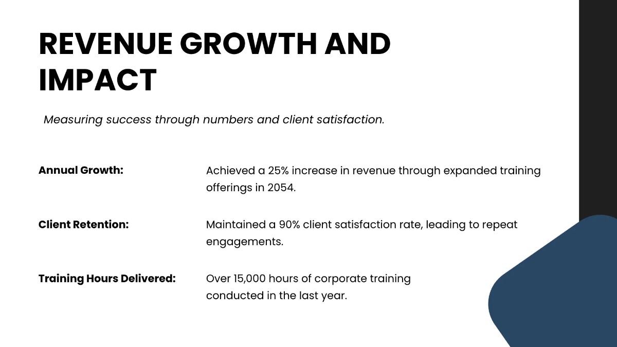 Free Corporate Training Presentation Template to Edit Online