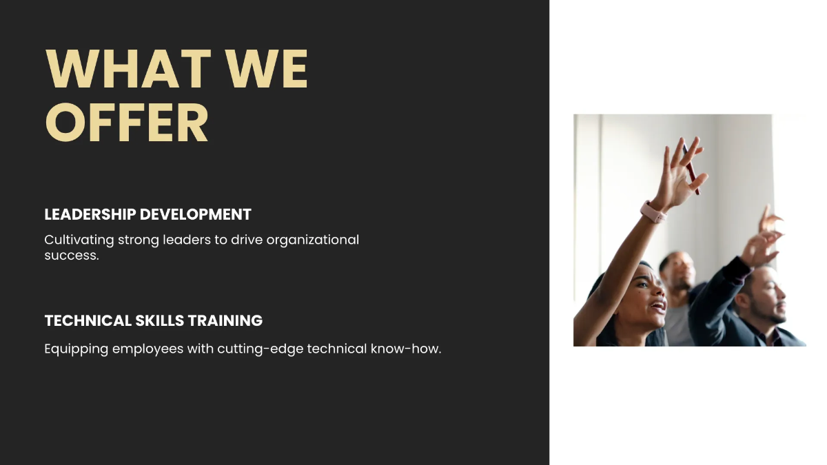 Free Corporate Training Presentation Template to Edit Online