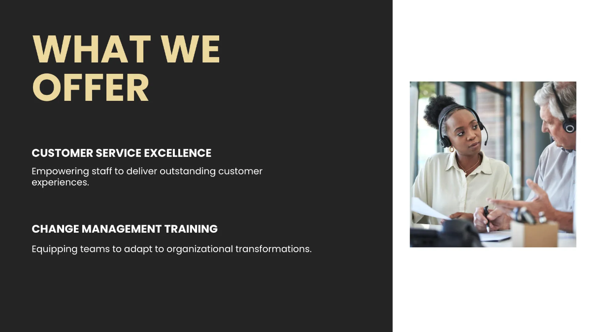 Free Corporate Training Presentation Template to Edit Online