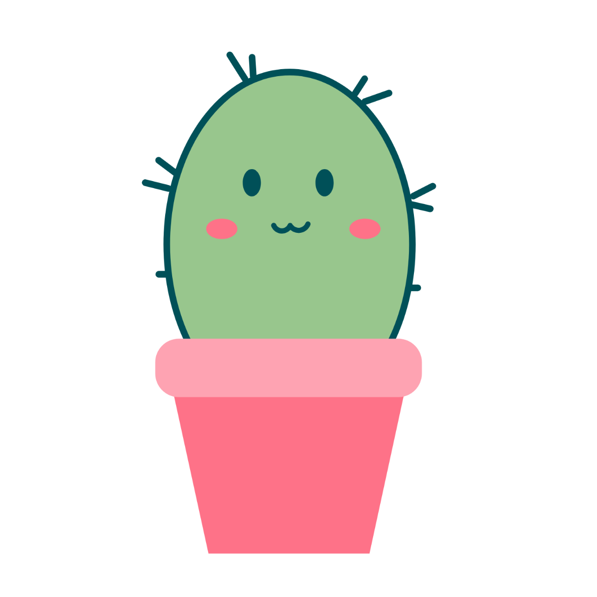 Free Cute Cactus Clipart Template - Edit Online & Download