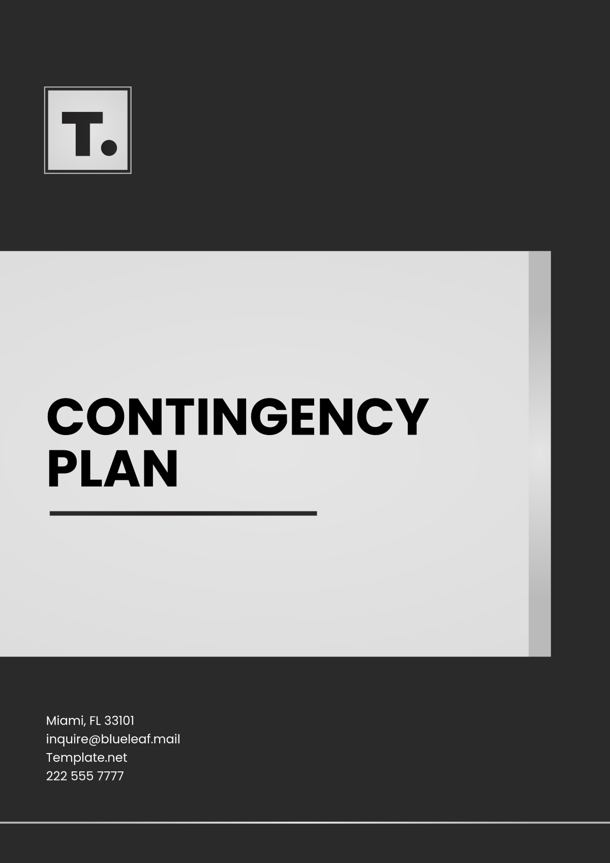 Contingency Plan Template - Edit Online & Download