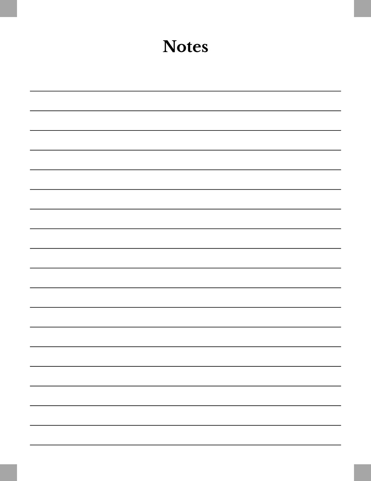 Free Minimalist Lined Paper Template to Edit Online