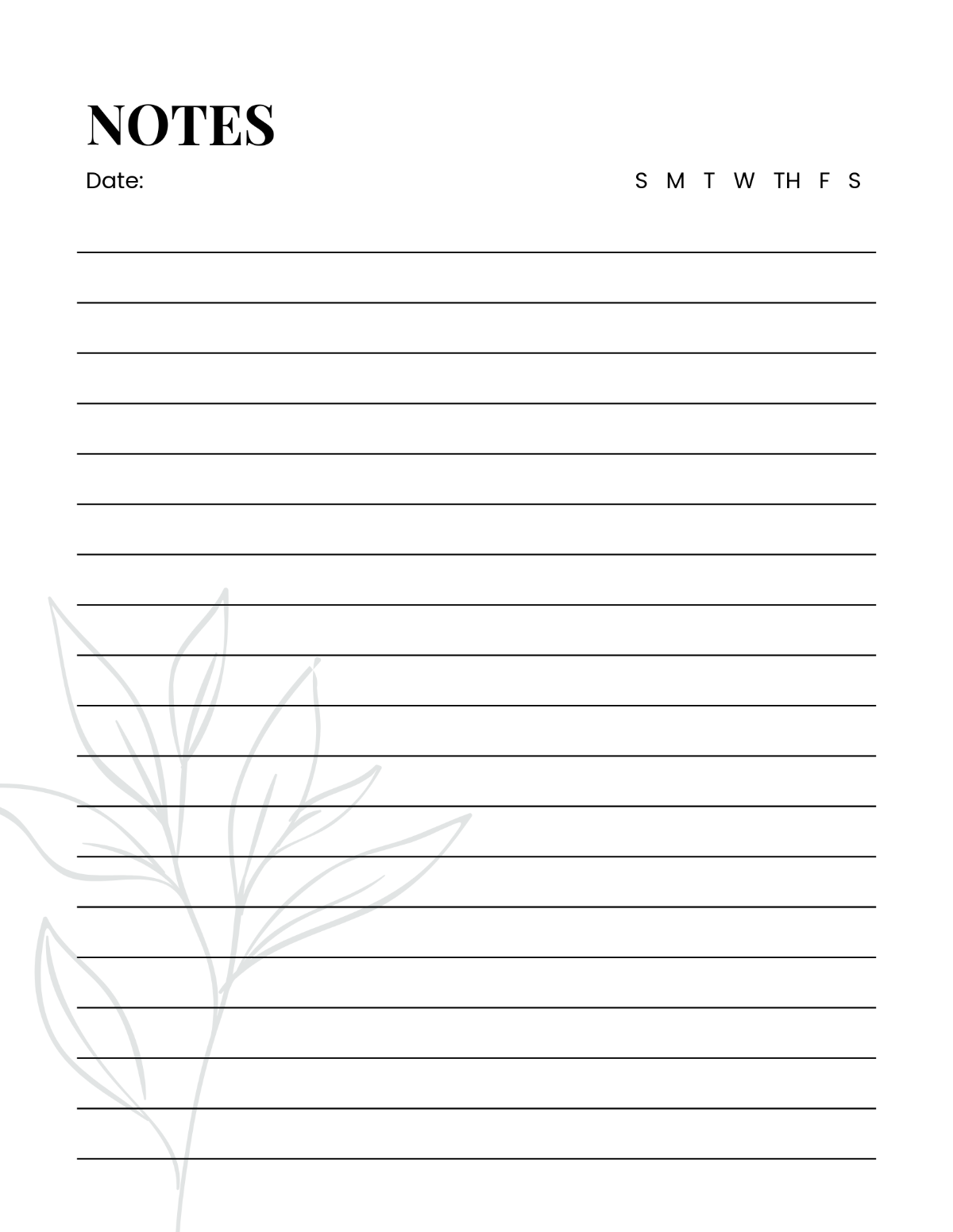 Free Aesthetic Lined Paper Template to Edit Online