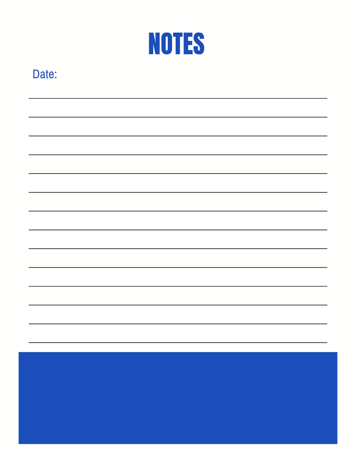 Free Blue Lined Paper Template to Edit Online