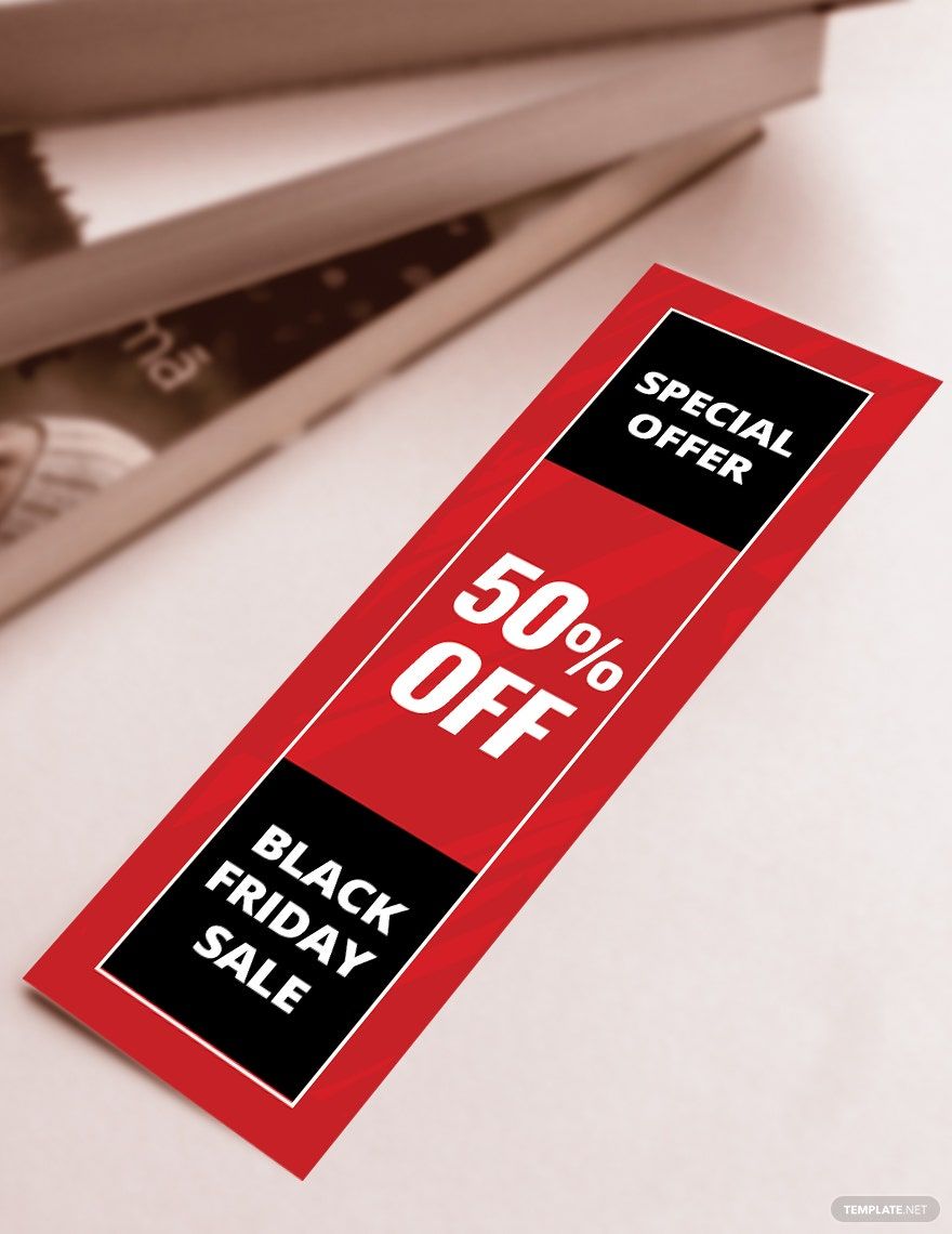 Promotional Bookmark Template