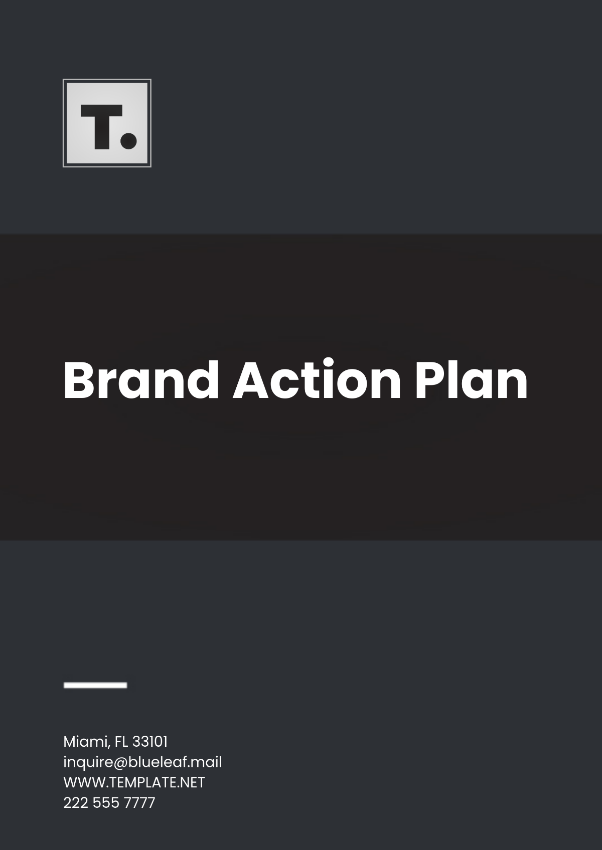 Brand Action Plan Template