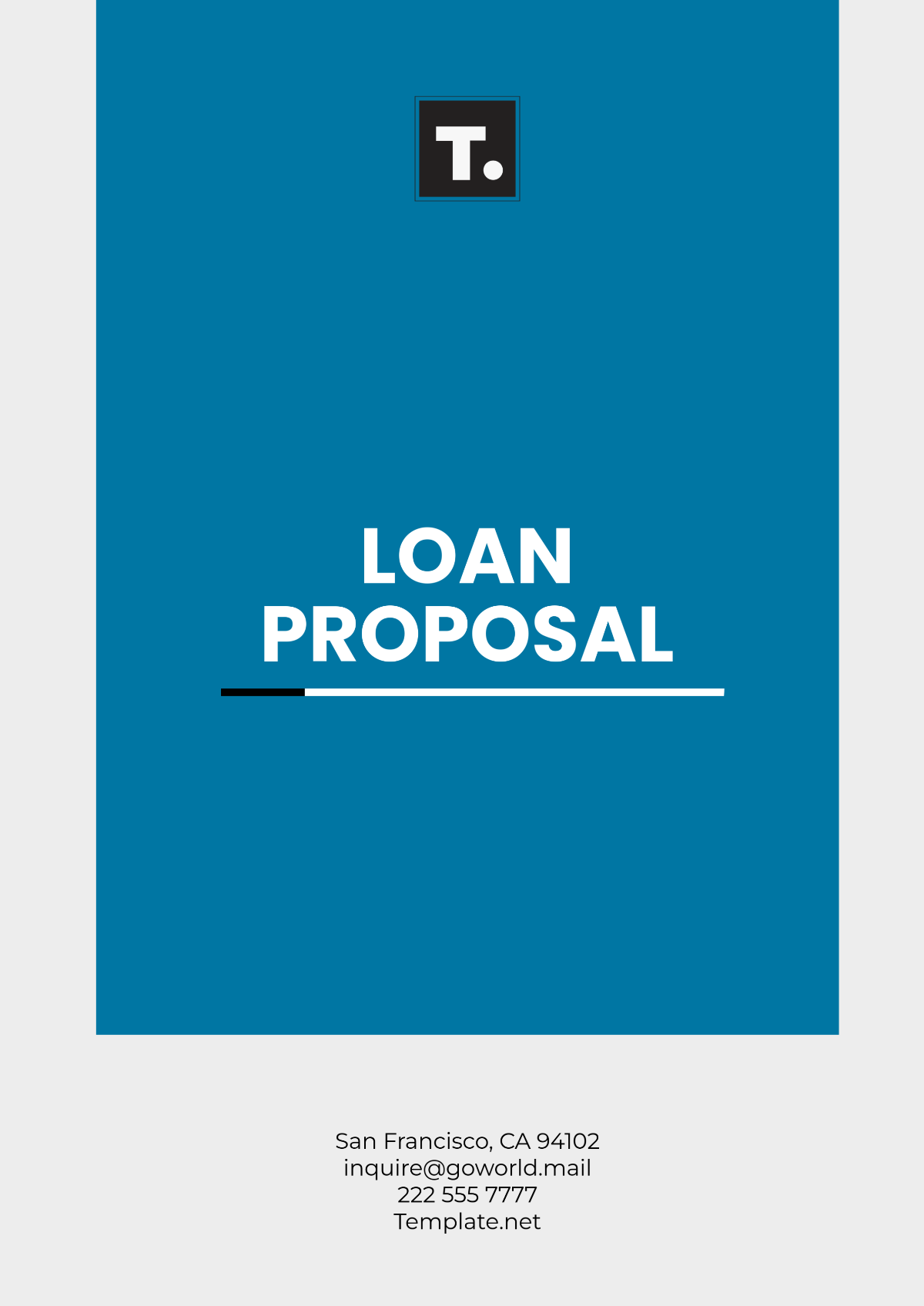 Loan Proposal Template - Edit Online & Download