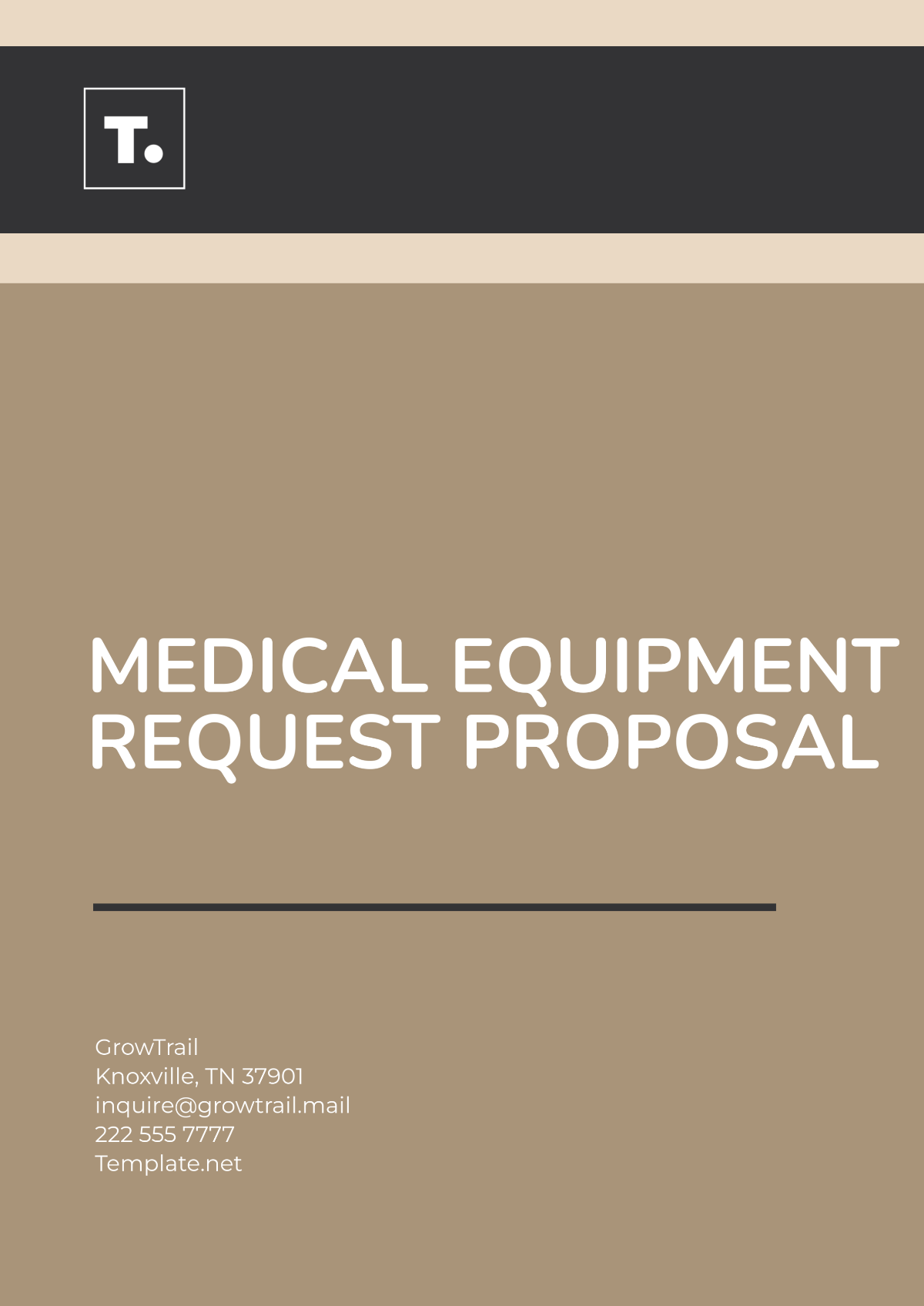 Medical Equipment Request Proposal Template - Edit Online & Download