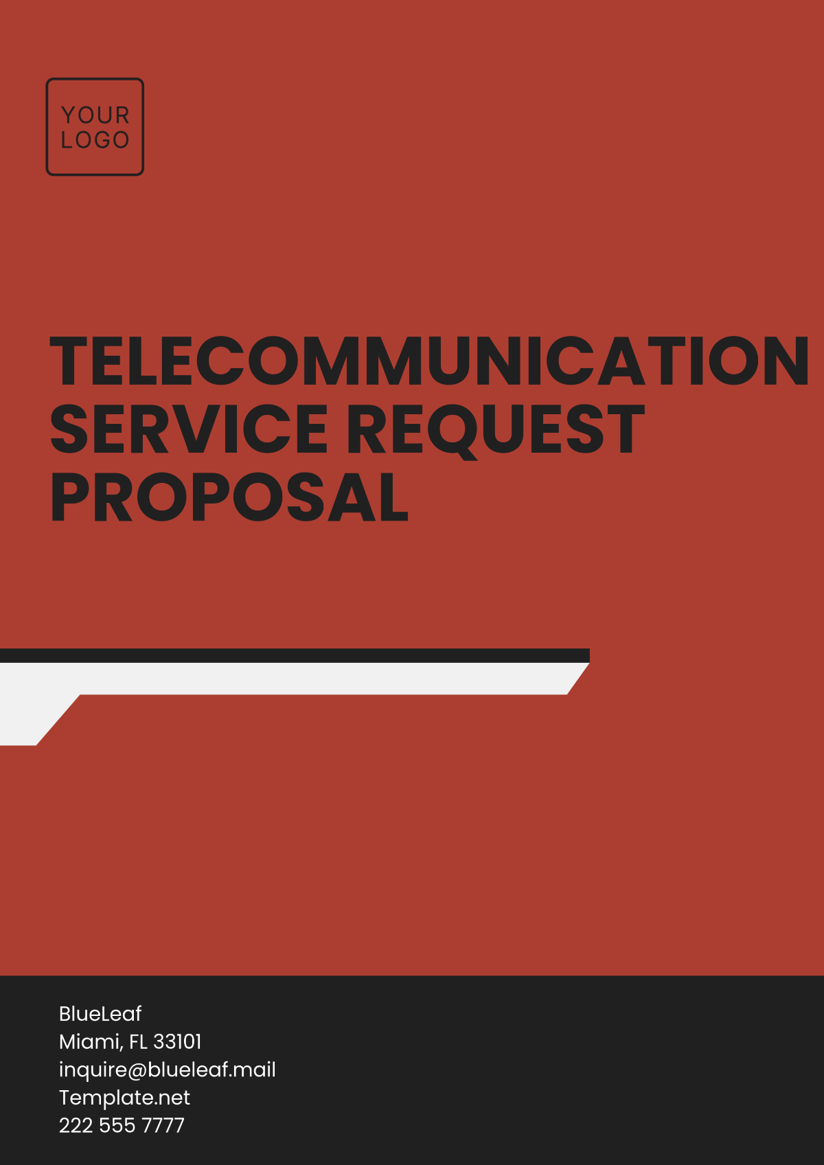 Telecommunication Service Request Proposal Template - Edit Online & Download