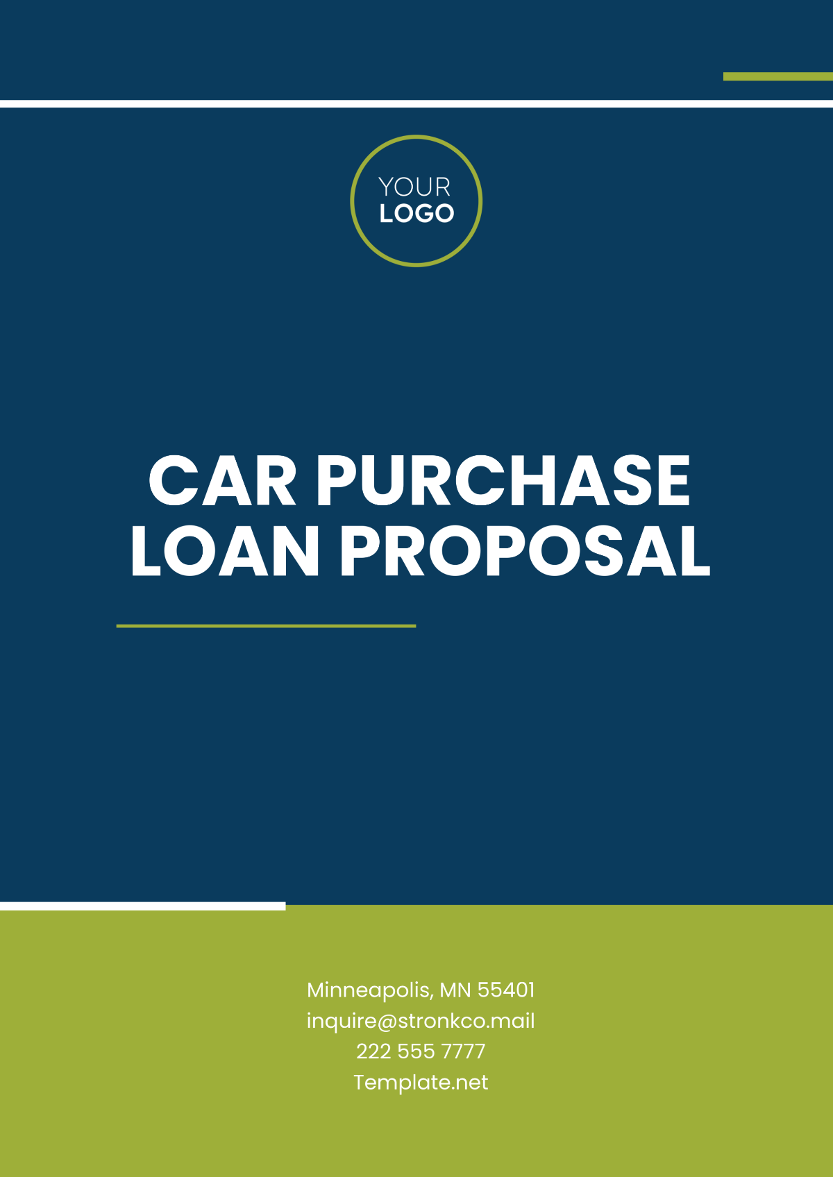 Loan Proposal Template Prntbl concejomunicipaldechinu gov co