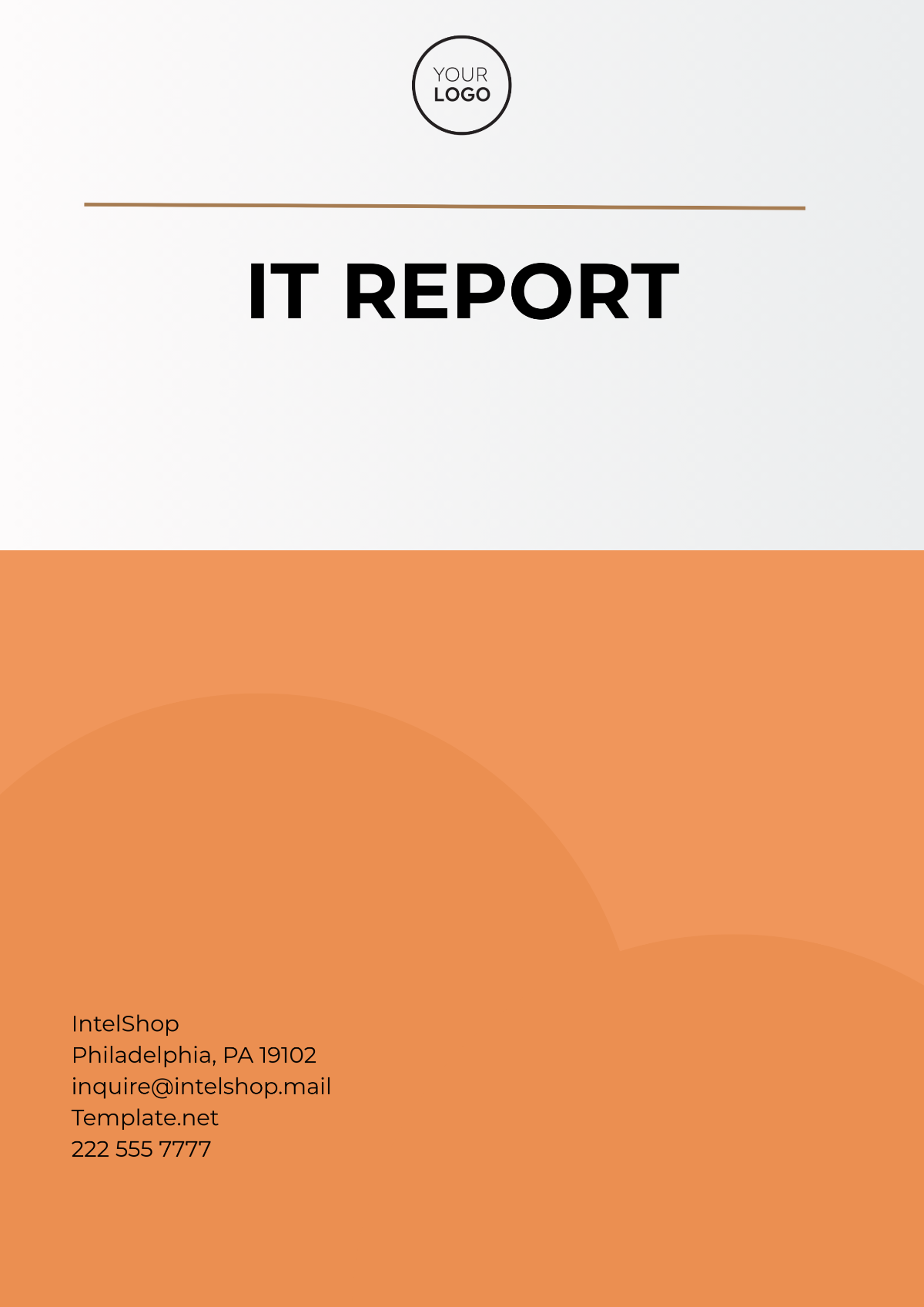 IT Report Template - Edit Online & Download