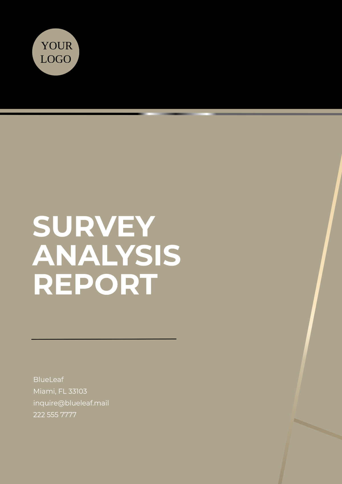 Survey Analysis Report Template - Edit Online & Download