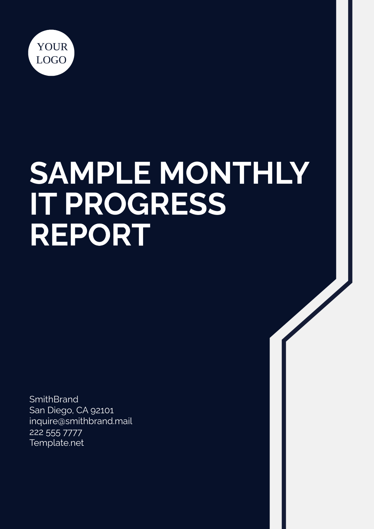 Sample Monthly IT Progress Report Template - Edit Online & Download