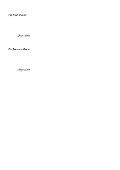 Free Affidavit of Vehicle Transfer for Registration Template to Edit Online