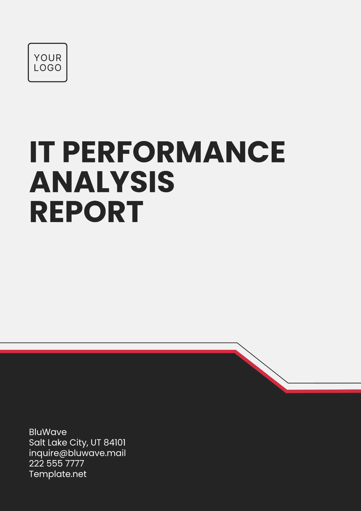 IT Performance Analysis Report Template - Edit Online & Download