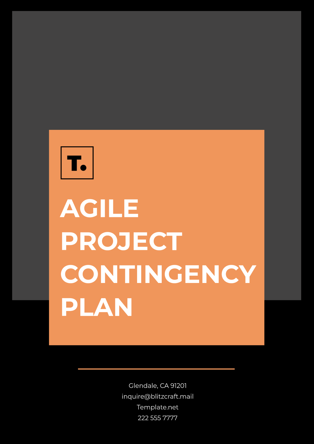 Agile Project Contingency Plan Template - Edit Online & Download