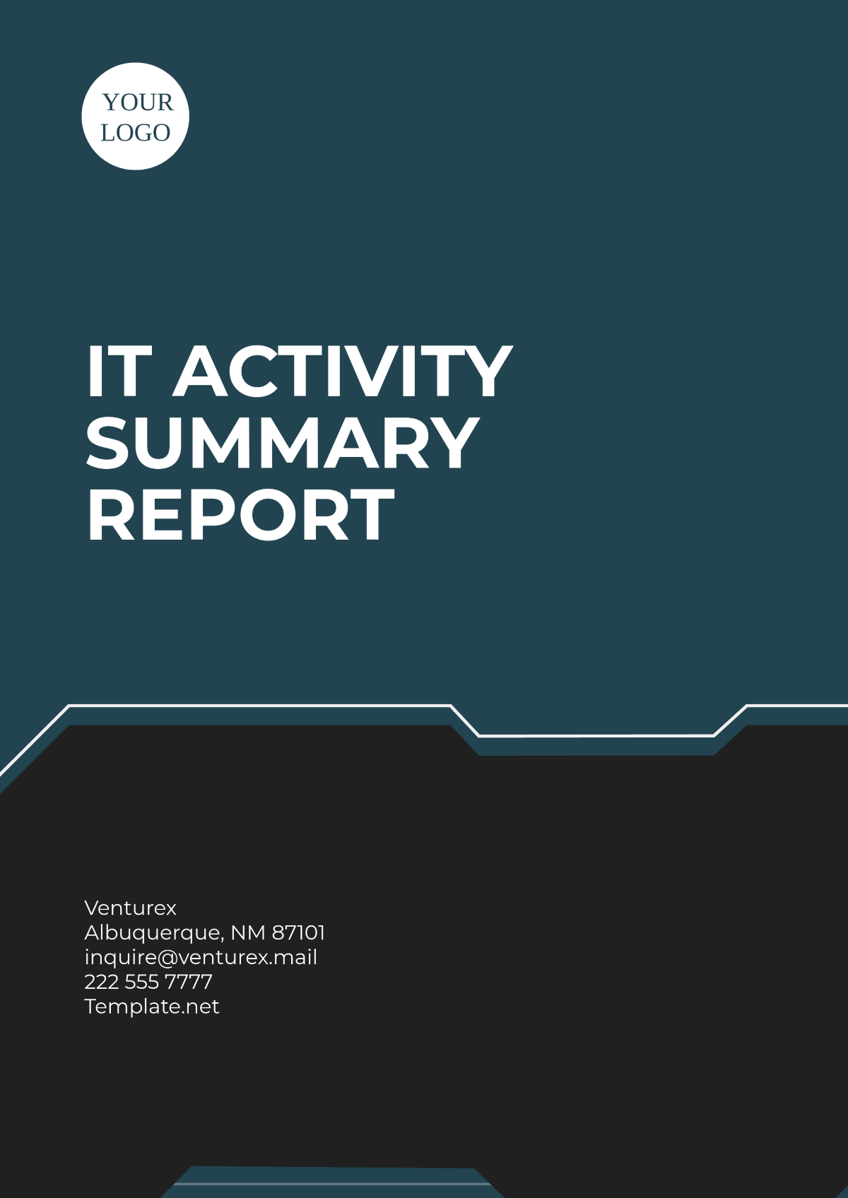 IT Activity Summary Report Template - Edit Online & Download