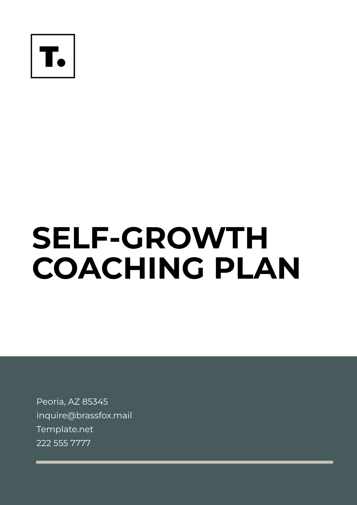 Self-Growth Coaching Plan  Template - Edit Online & Download