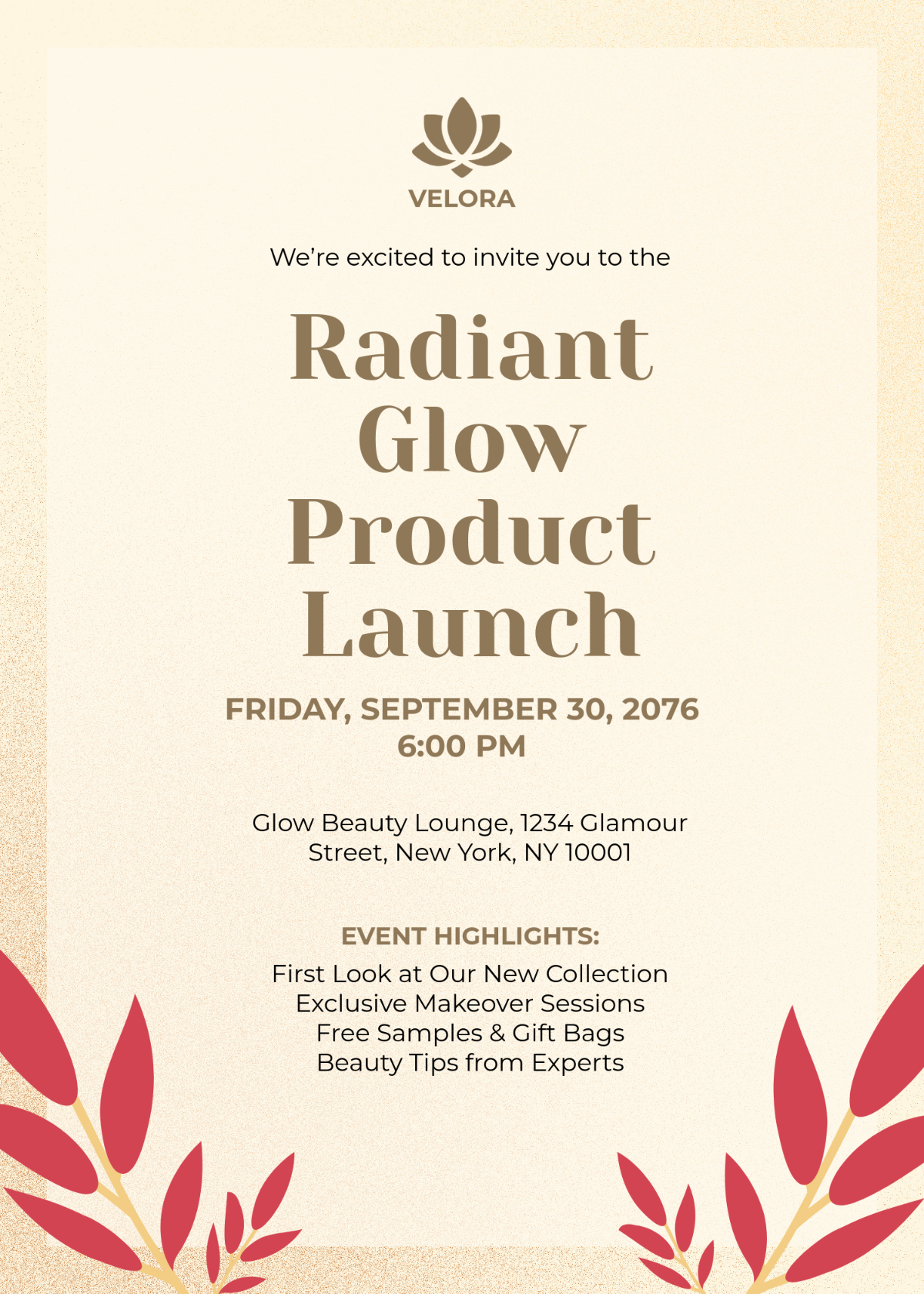 Free Product Launch Invitation Template - Edit Online & Download | Template .net