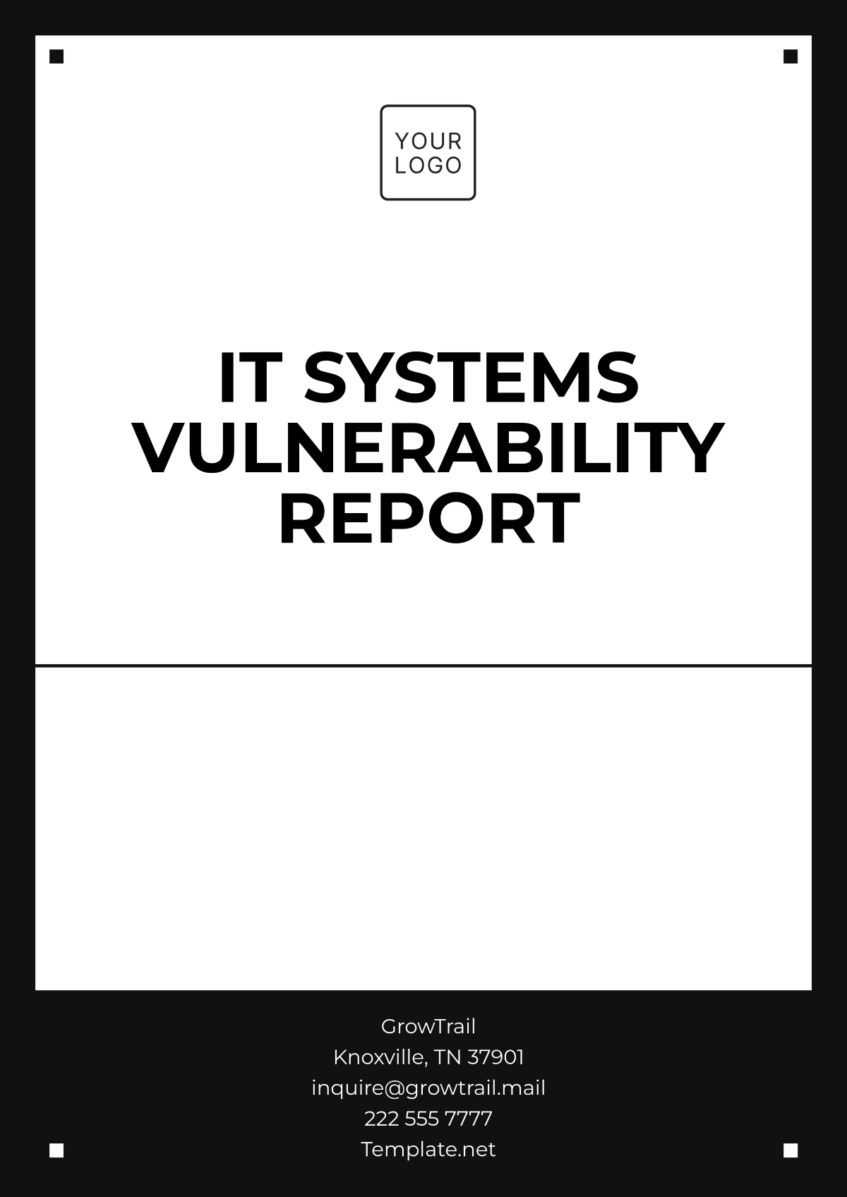 IT Systems Vulnerability Report Template - Edit Online & Download