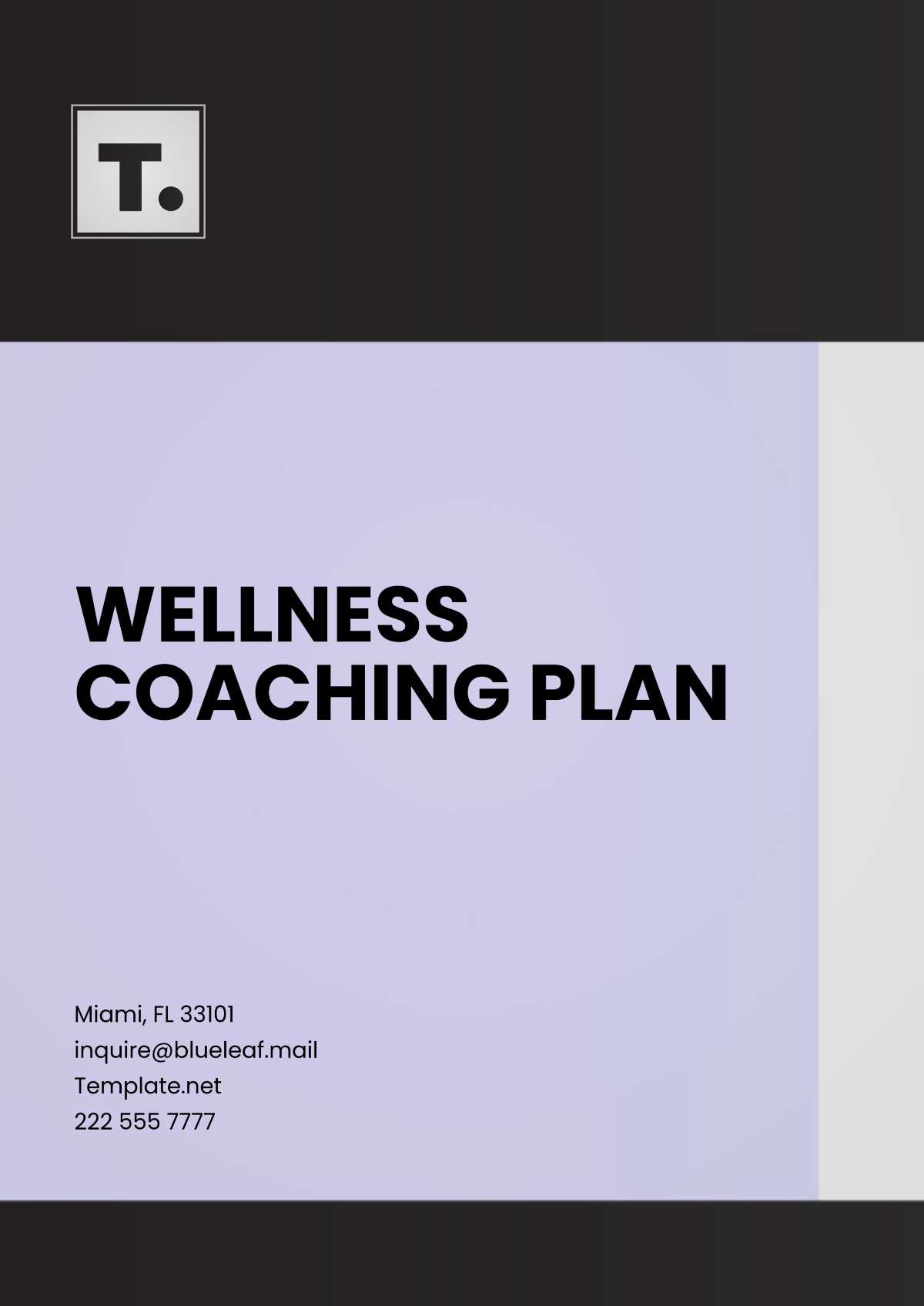 Wellness Coaching Plan Template - Edit Online & Download