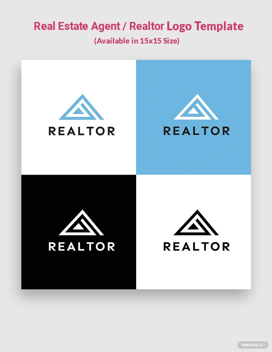 Real Estate Agent/Realtor Logo Template