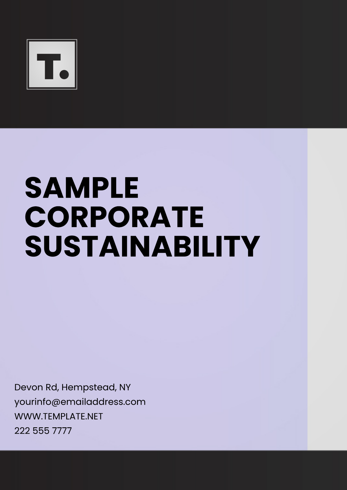 Sample Corporate Sustainability Template - Edit Online & Download