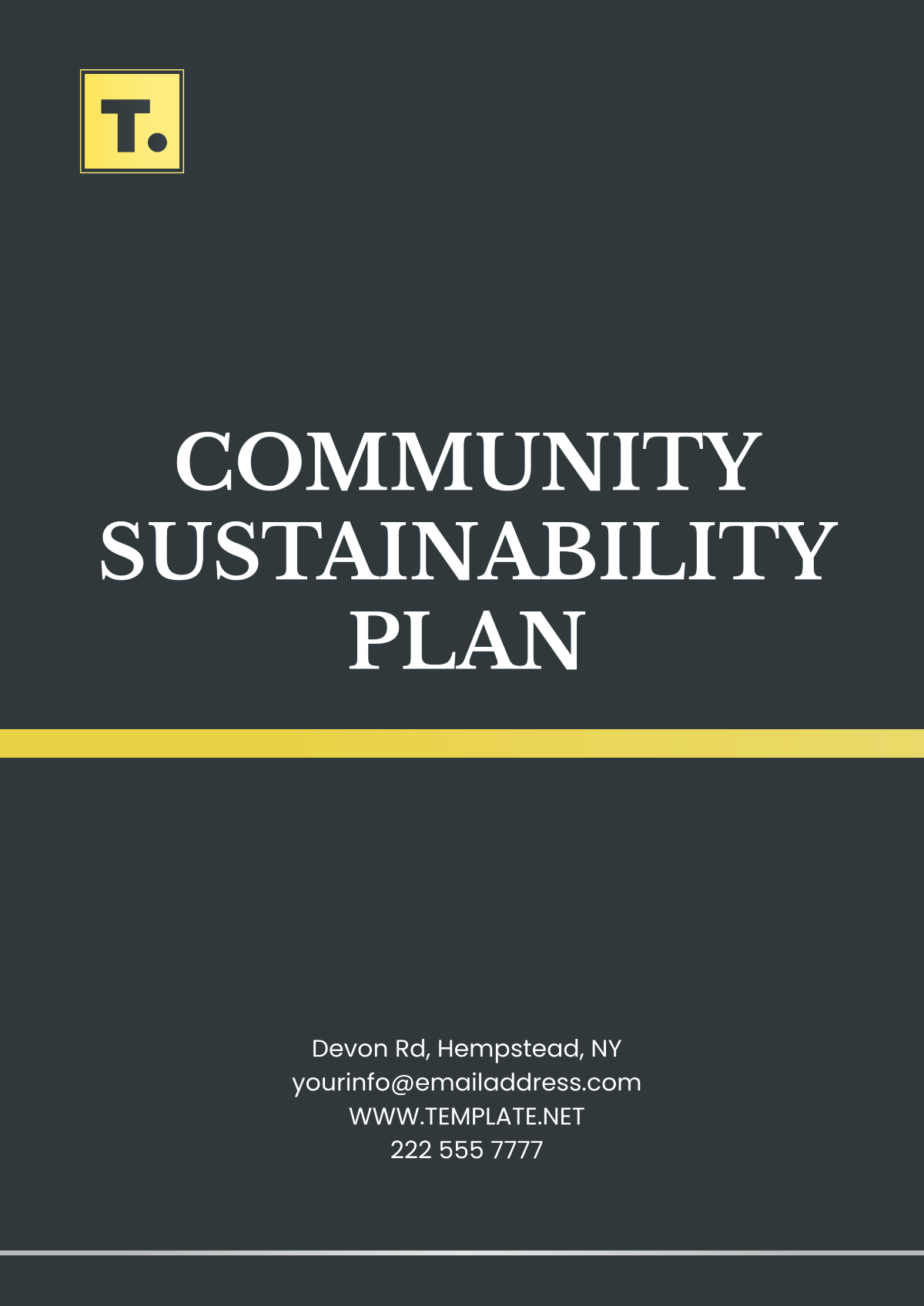 Free Sustainability Plan Templates Editable And Printable