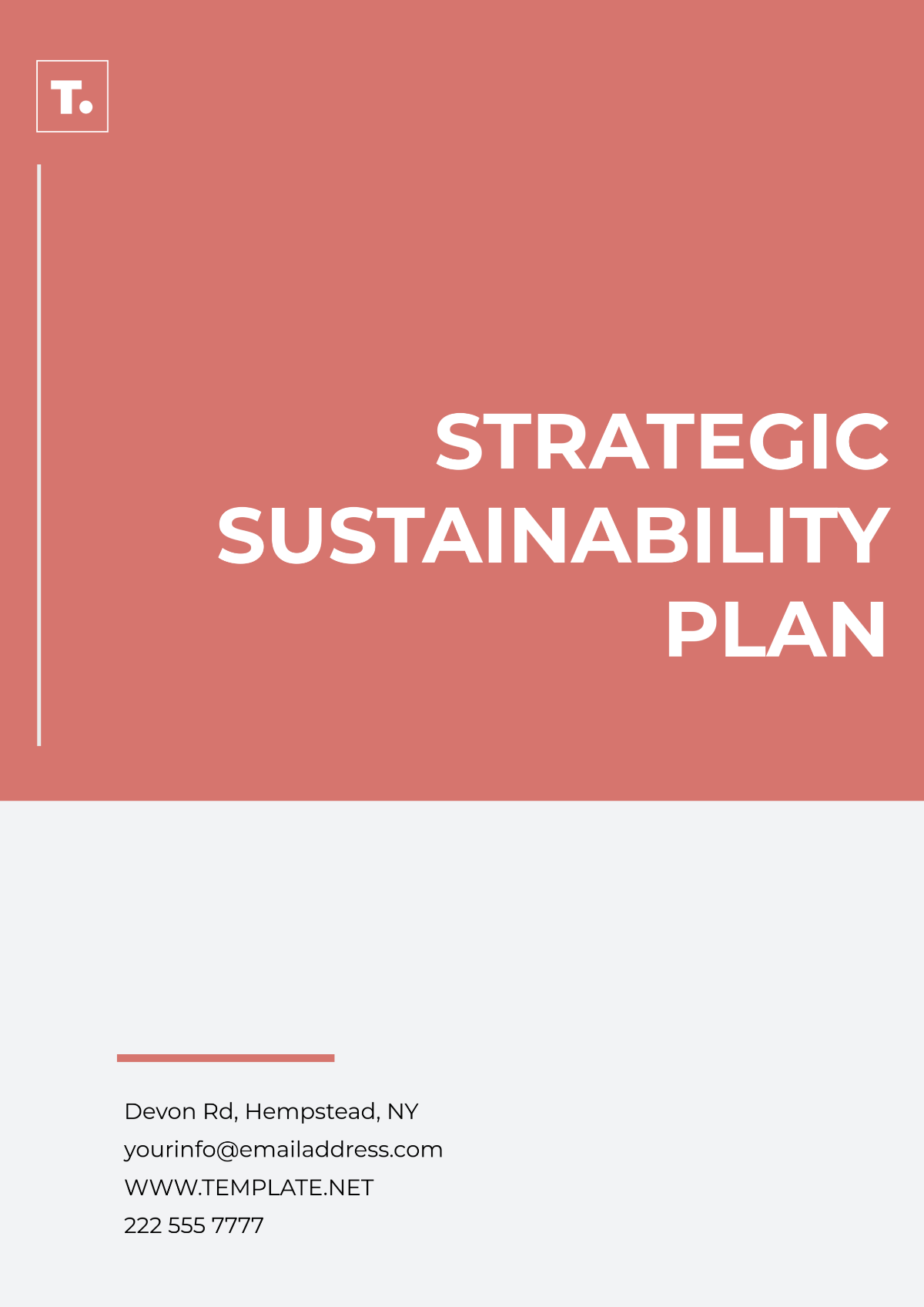 Strategic Sustainability Plan Template - Edit Online & Download