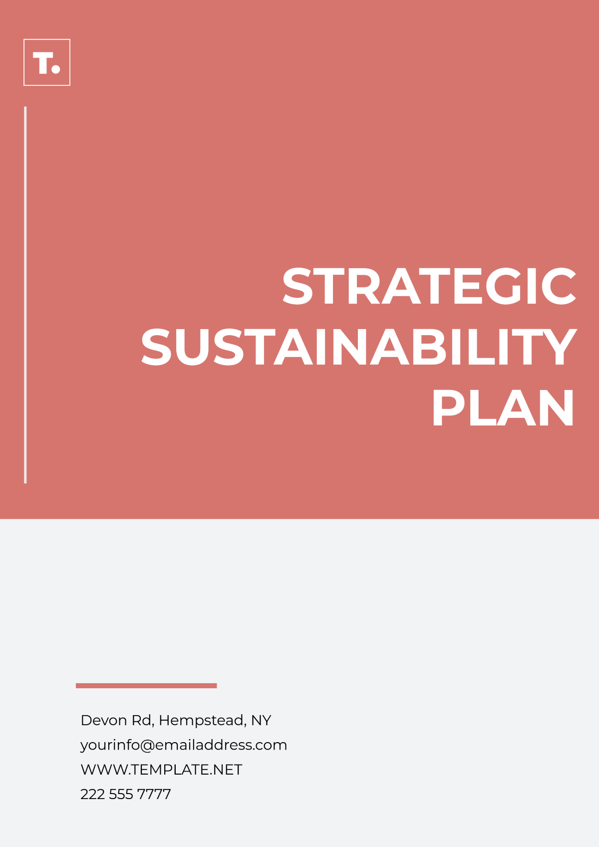 Free Sustainability Plan Templates Editable And Printable