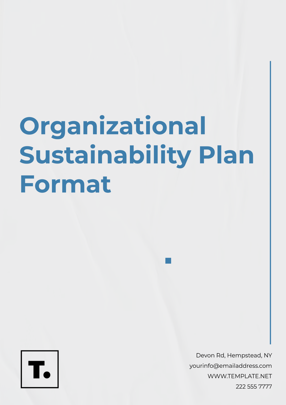 Free Sustainability Plan Templates Editable And Printable