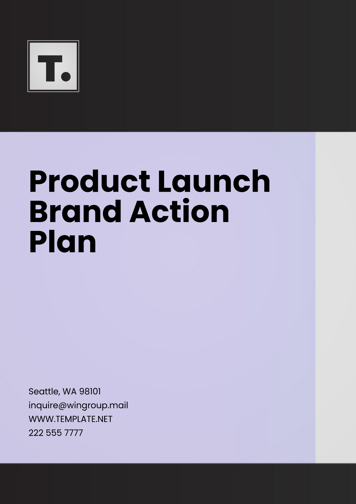 Product Launch Brand Action Plan Template