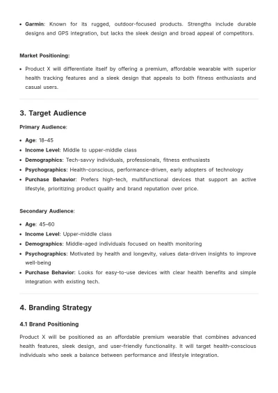 Free Product Launch Brand Action Plan Template to Edit Online
