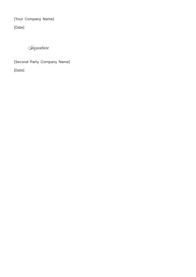Free Brand Memorandum of Understanding Template to Edit Online