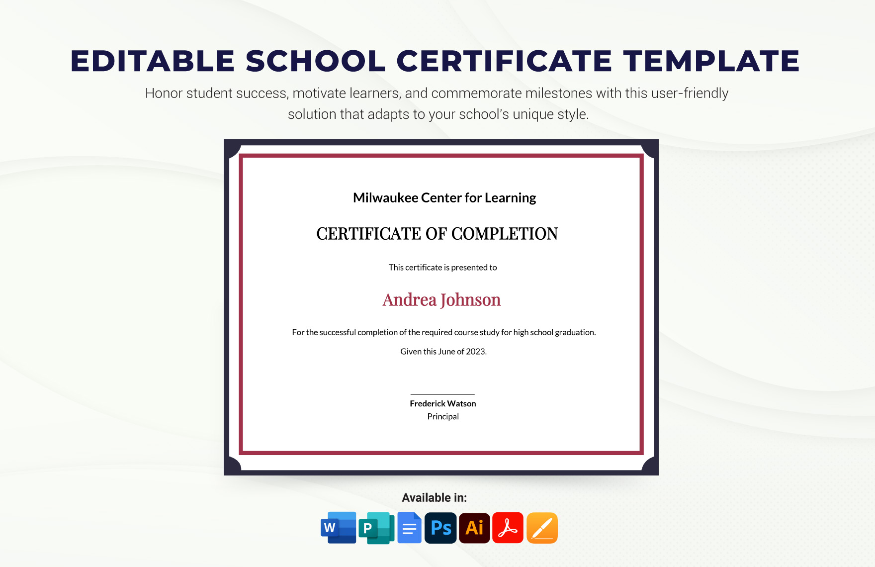 Editable Achievement Certificate Templates In PSD To Download Editable Achievement Certificate Templates In PSD To Download