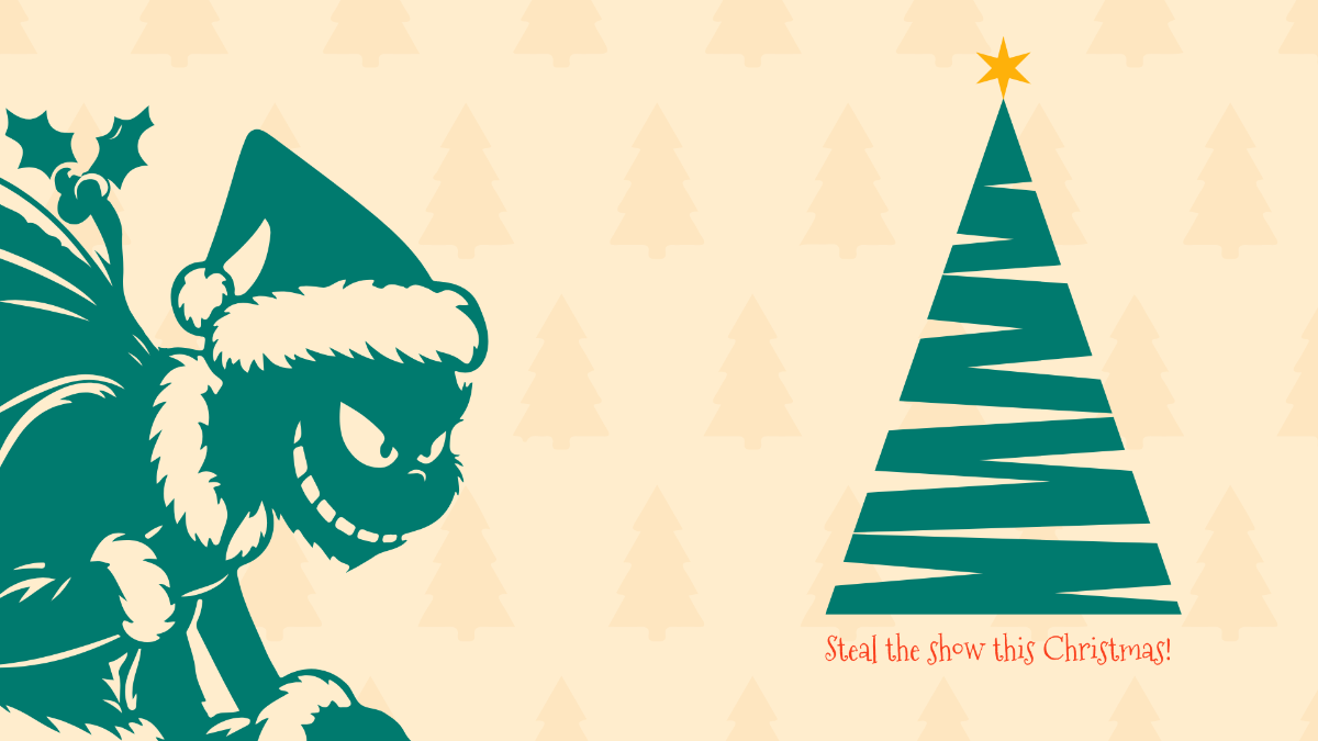 Grinch Christmas Tree Template