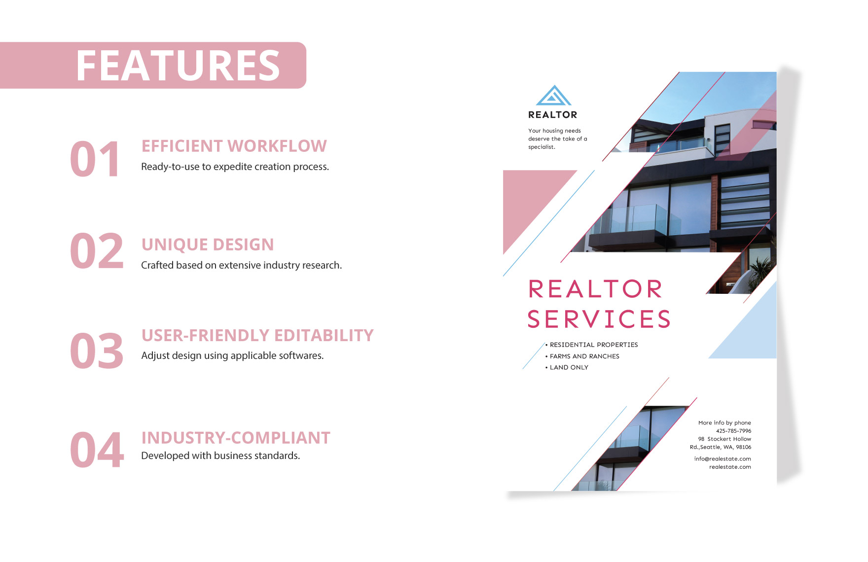 Real Estate Agent/Realtor Poster Template