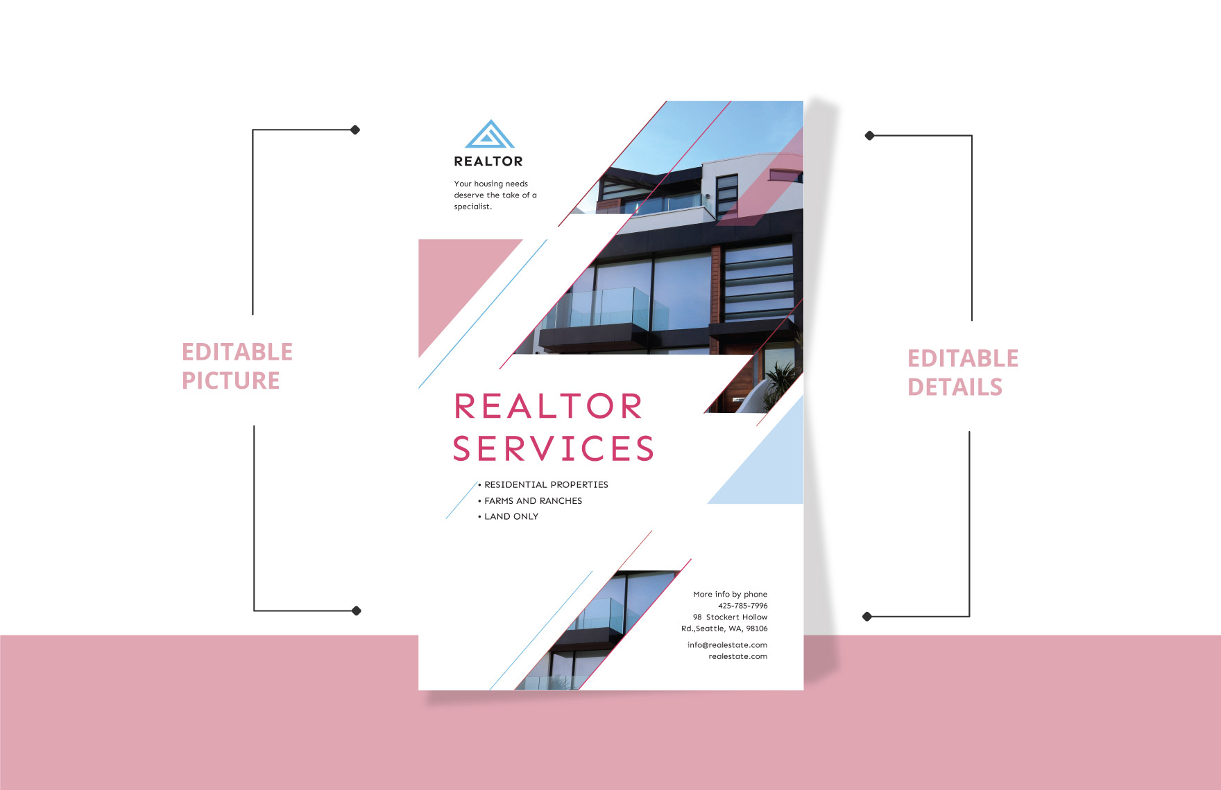 Real Estate Agent/Realtor Poster Template