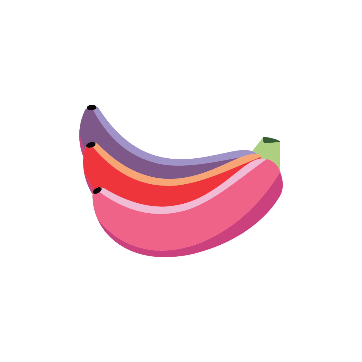 Colorful Banana Clipart  - Edit Online | Template.net