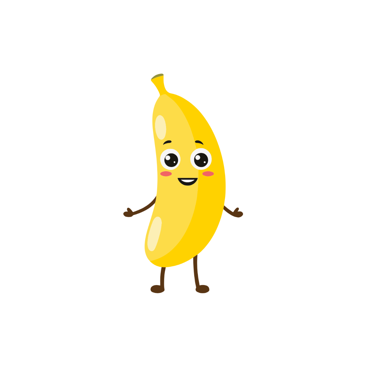 Cartoon Banana Clipart  - Edit Online | Template.net