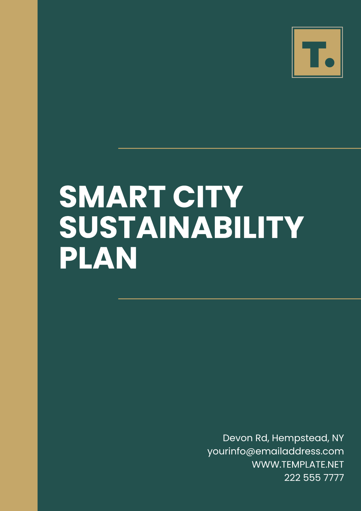 Smart City Sustainability Plan Template - Edit Online & Download