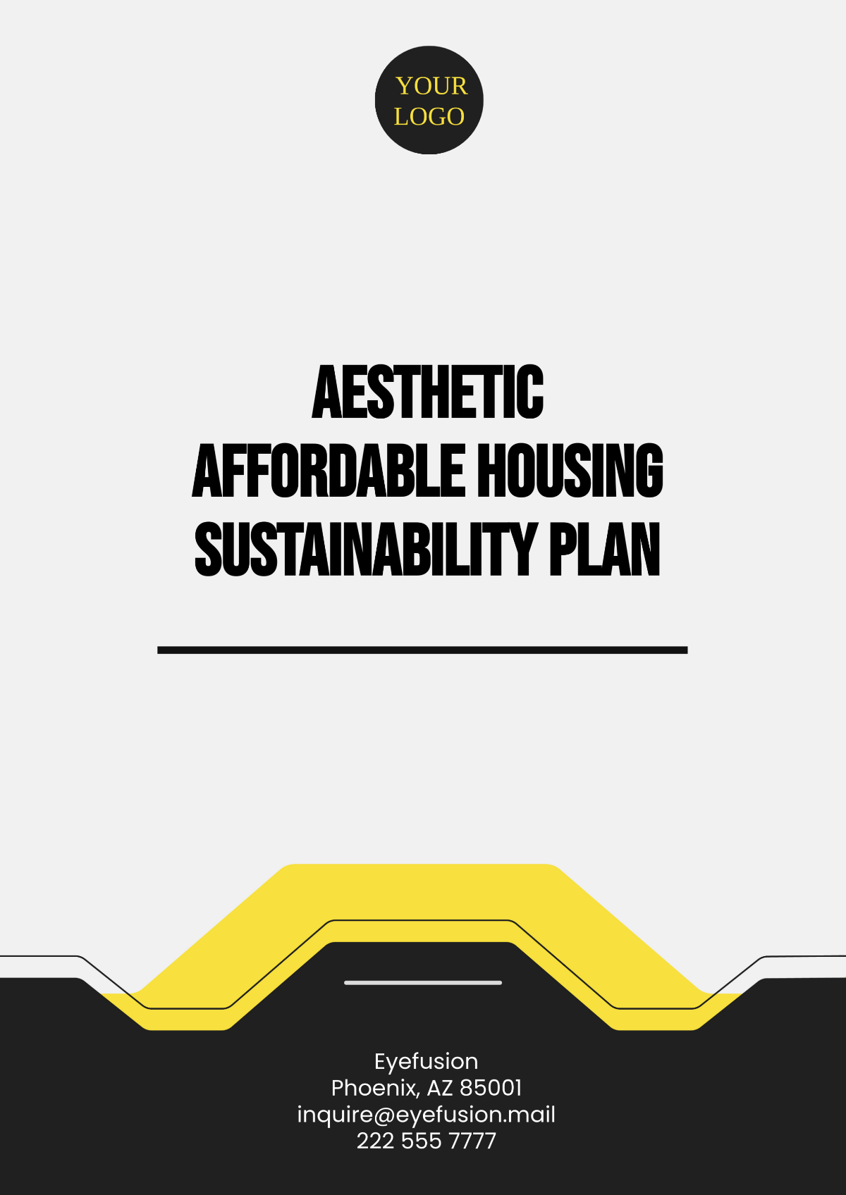 Aesthetic Affordable Housing Sustainability Plan - Edit Online & Download