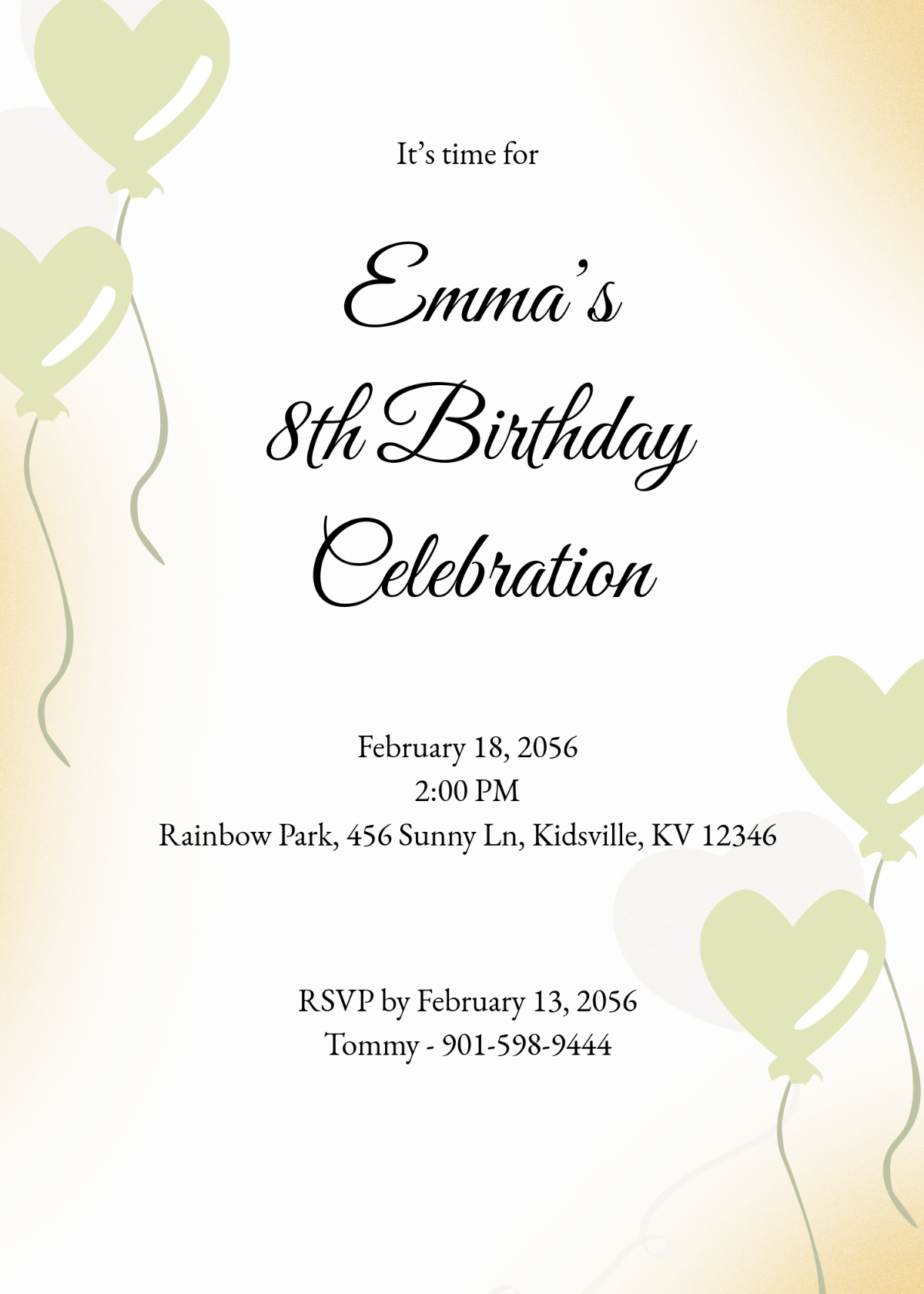 Creative Digital Birthday Invitation Template - Edit Online & Download