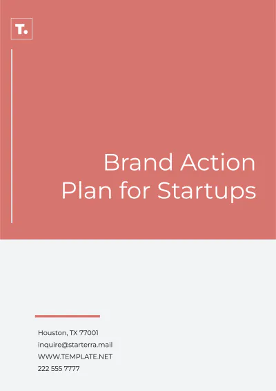 Free Brand Action Plan for Startups Template to Edit Online