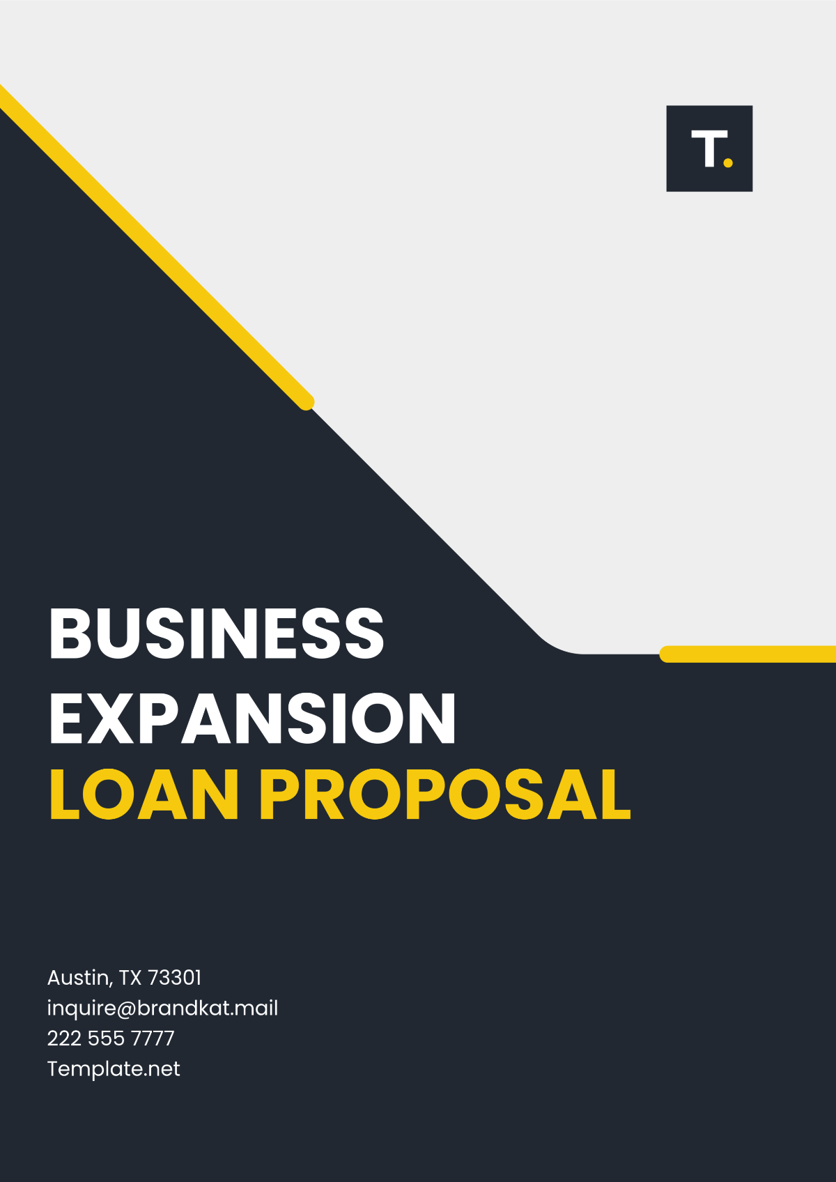 Business Expansion Loan Proposal Template - Edit Online & Download